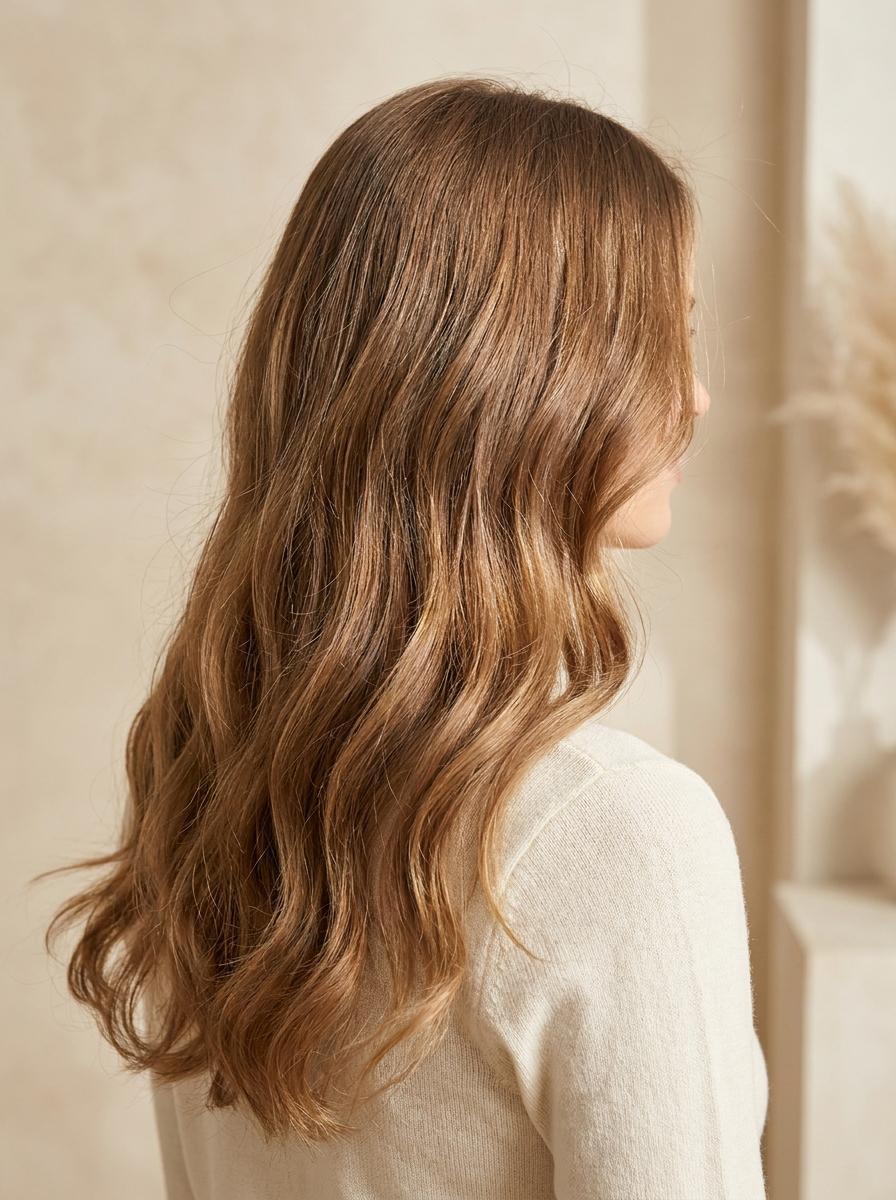 Weiche offene Wellen - schöne Frisur für lange Haare